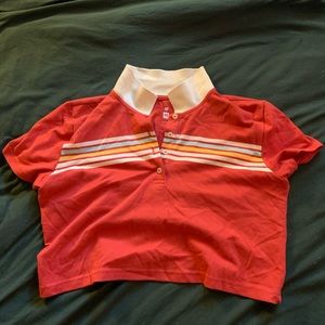 Polo Crop Top